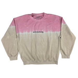Ariana Grande Thank u, next Sweetener Embroidered L/S Tie Dye Sweatshirt Women L